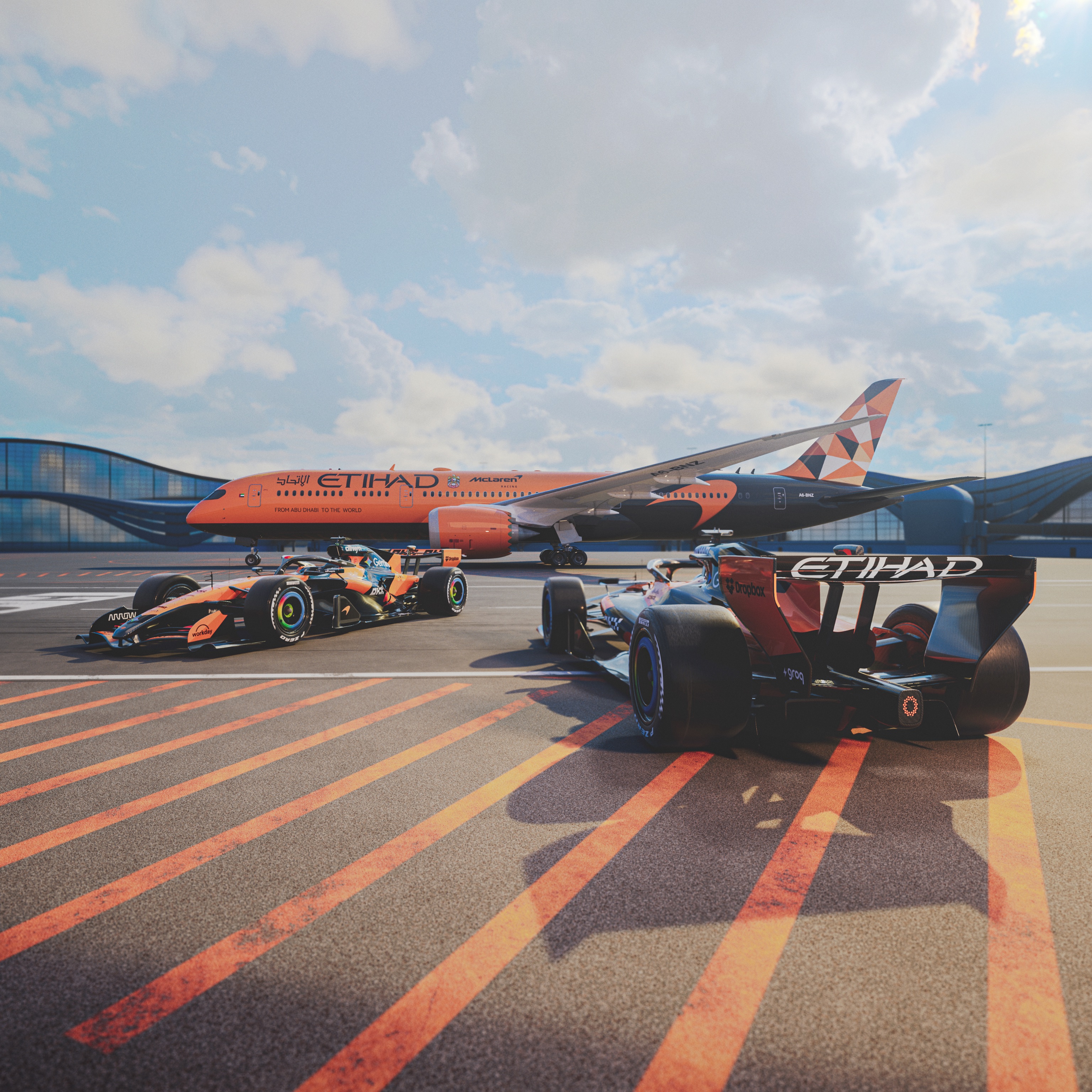 Etihad becomes Official Partner of McLaren F1 and McLaren United Autosports WEC Hypercar